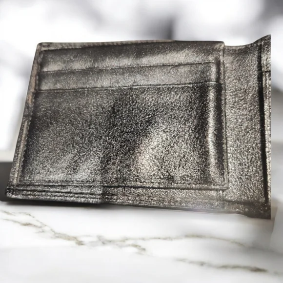 Dunhill NWOT Black Leather Bi-fold Wallet - Picture 3 of 7